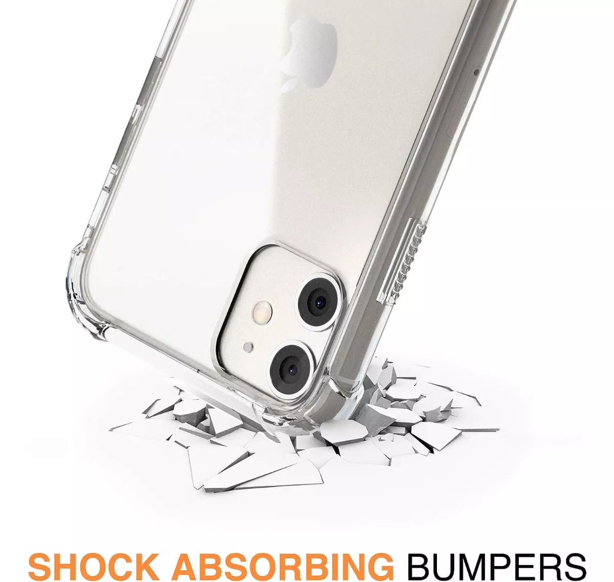 CARCASA PARA IPHONE 11 TRANSPARENTE MARCA COFOLK + MICA - 3