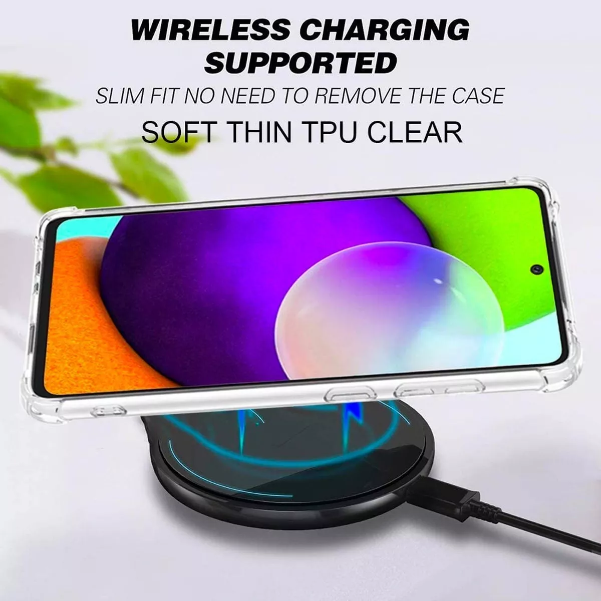 CARCASA PARA SAMSUNG GALAXY A52 5G TRANSPARENTE MARCA COFOLK - 4