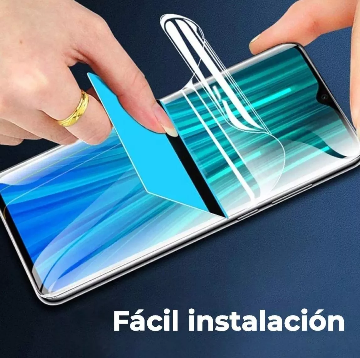PACK 2 LAMINAS HIDROGEL PARA IPHONE 12 PRO MAX - ROCK SPACE - 3