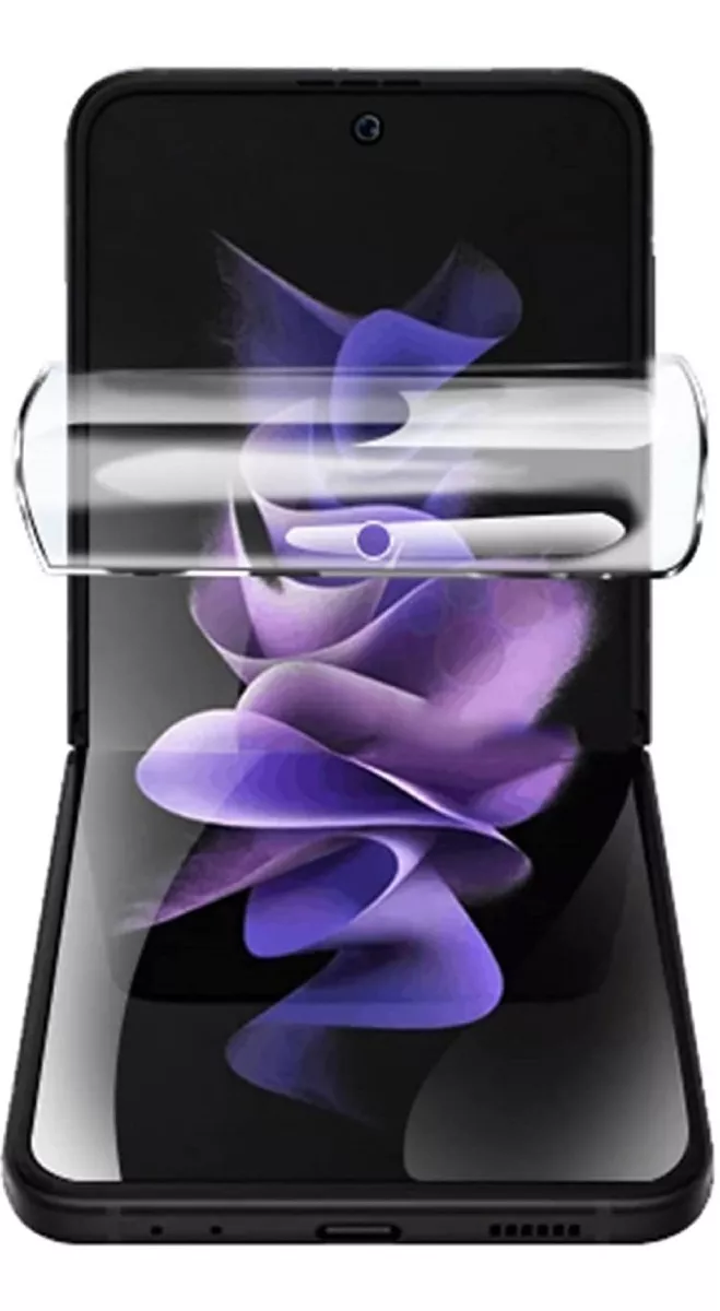CARCASA PARA SAMSUNG GALAXY Z FLIP 3 TRANSPARENTE + HIDROGEL - 2