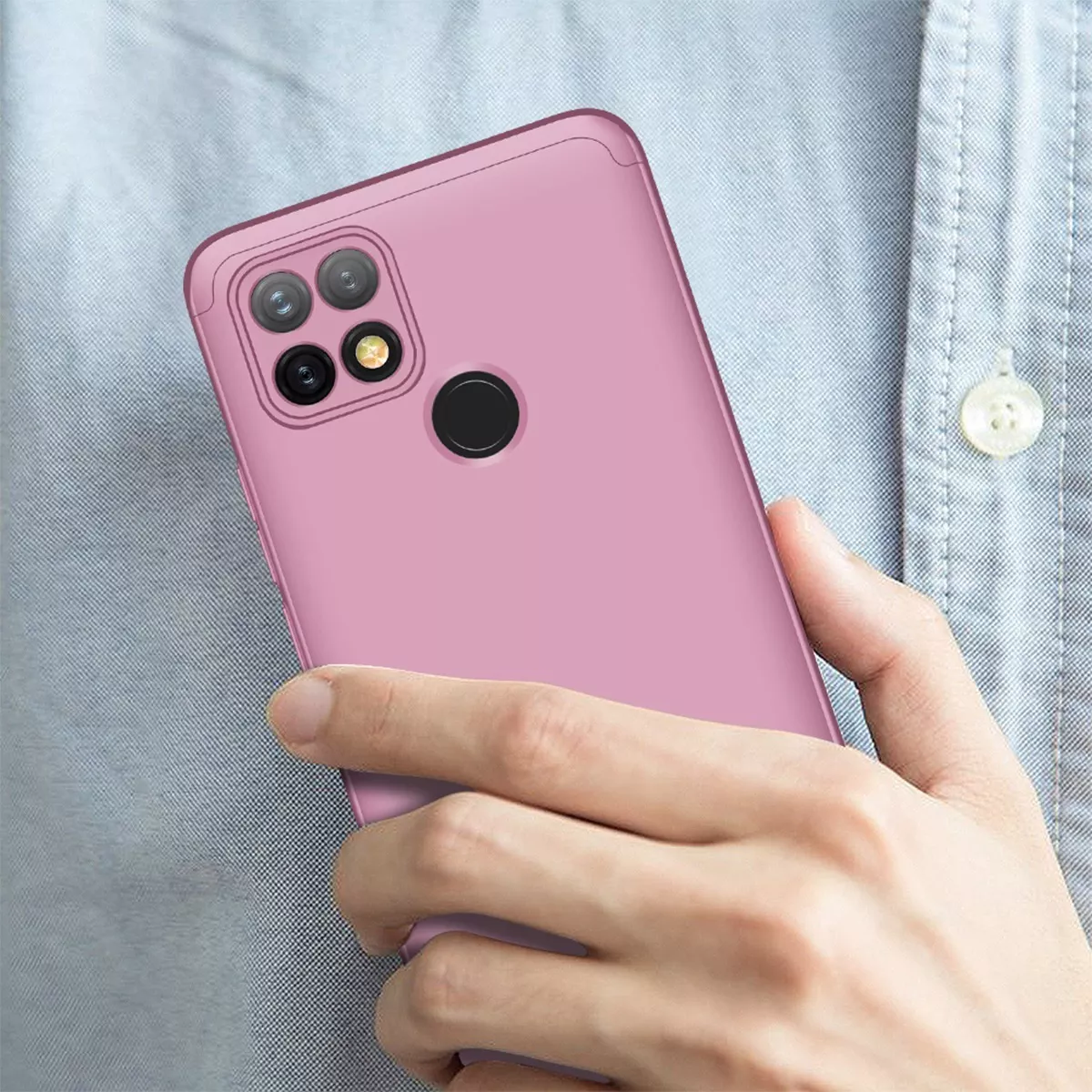 CARCASA PARA OPPO A15 - 360° MARCA GKK + HIDROGEL - 5
