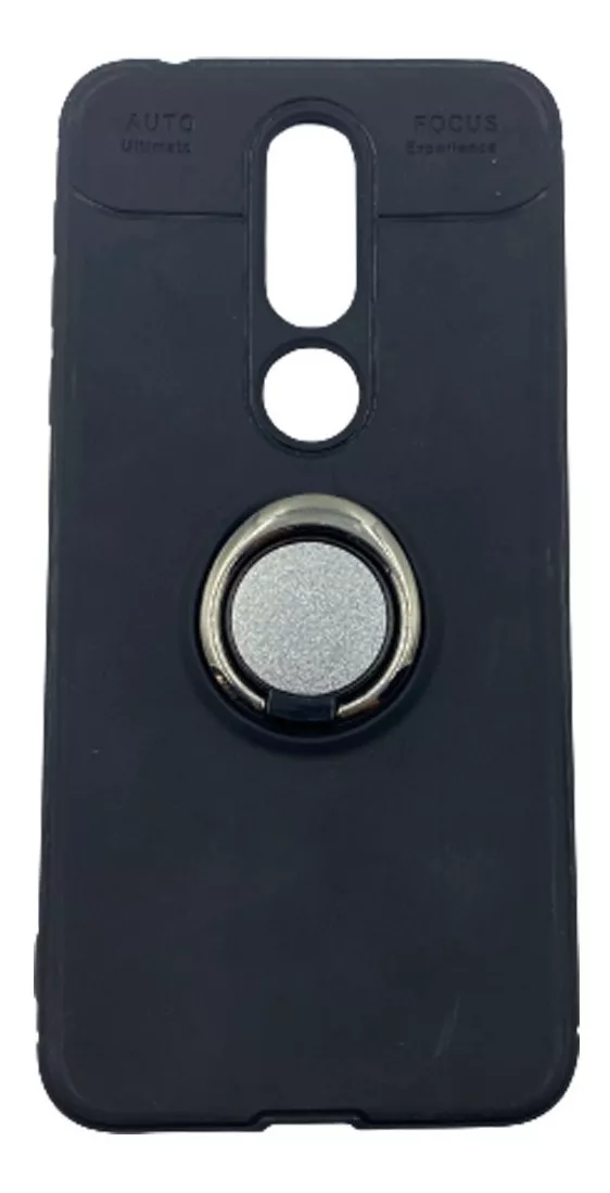 GENÉRICO CARCASA SILICON RING HOLDER PARA NOKIA 7.1 + HIDROGEL
