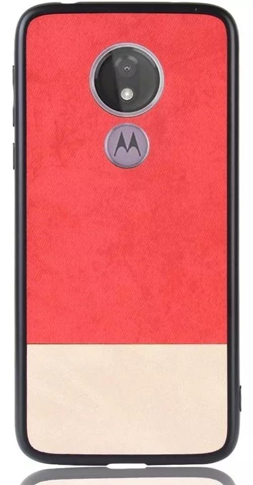 GENÉRICO CARCASA BICOLOR ECOCUERO PARA MOTO G7 + HIDROGEL
