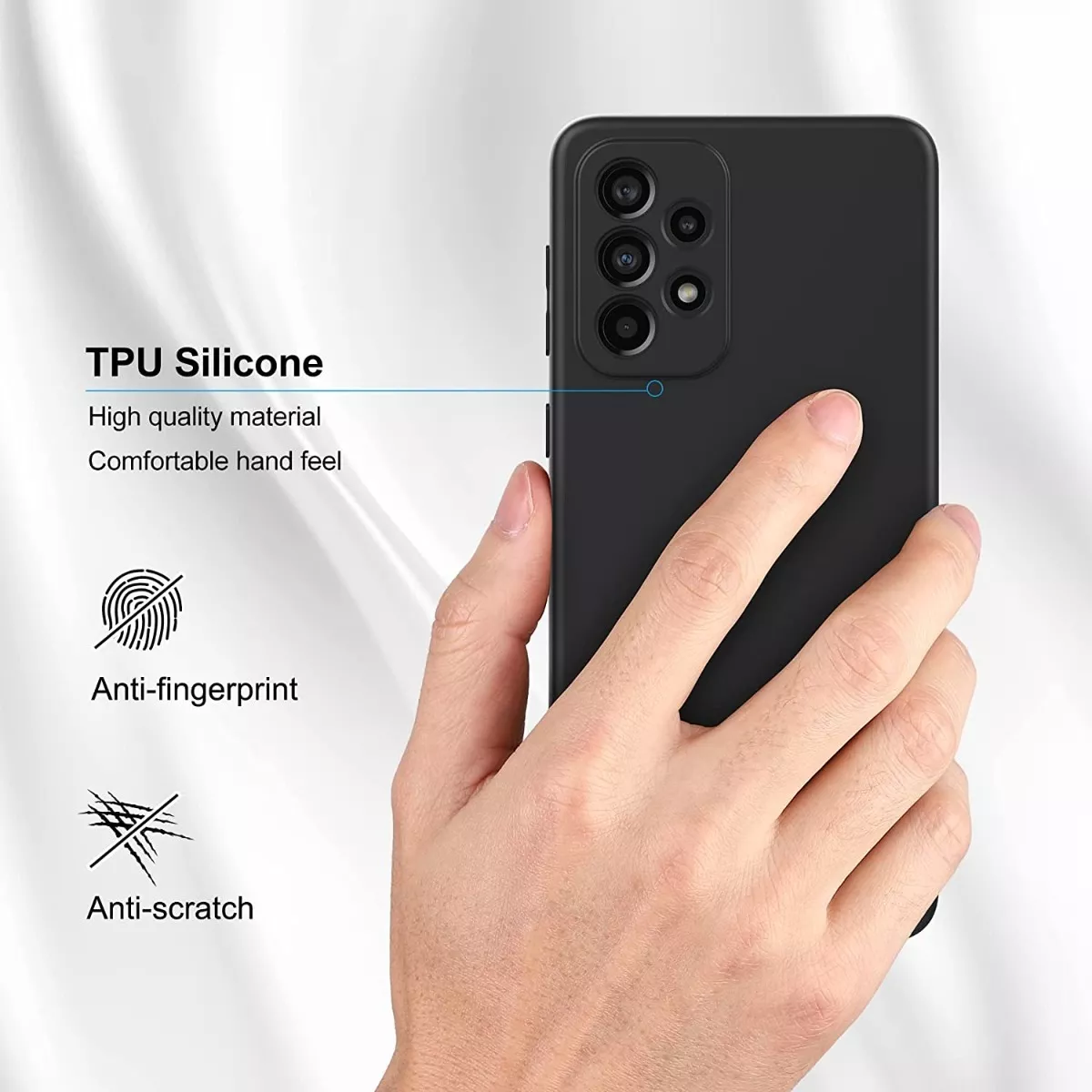 CARCASA PARA SAMSUNG GALAXY A33 5G SILICON PROTECTOR CAMARAS - 2