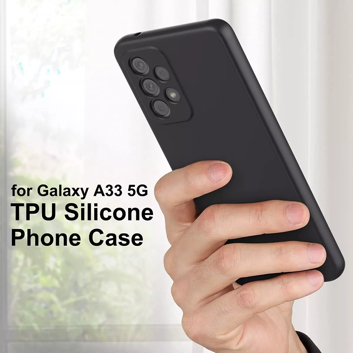 CARCASA PARA SAMSUNG GALAXY A33 5G SILICON PROTECTOR CAMARAS - 5