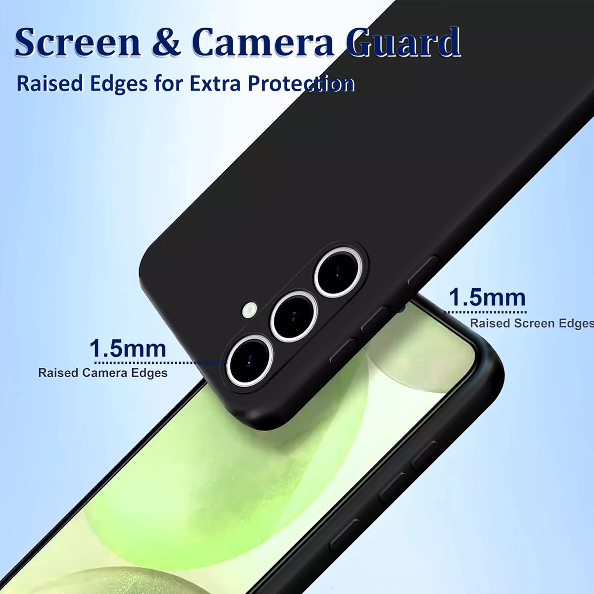 CARCASA PARA GALAXY SAMSUNG S24 FE SILICON PROTECTOR CÁMARAS - 2