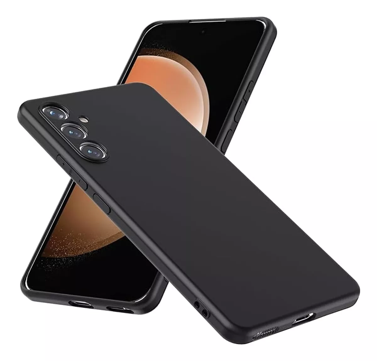 CARCASA PARA SAMSUNG S23 FE SILICON PROTECTOR CAM + HIDROGEL - 1