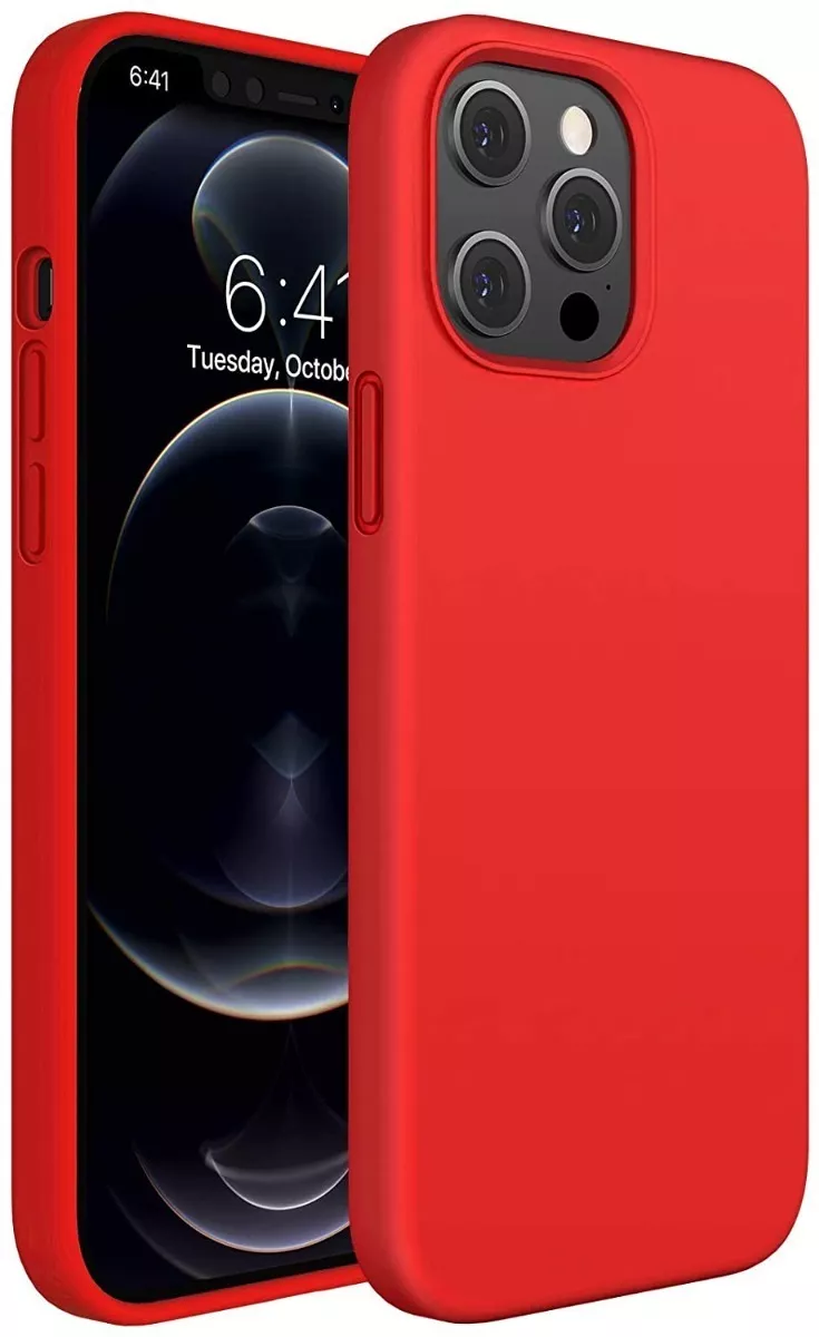 CARCASA PARA IPHONE 12 O IPHONE 12 PRO SILICON + HIDROGEL - 1