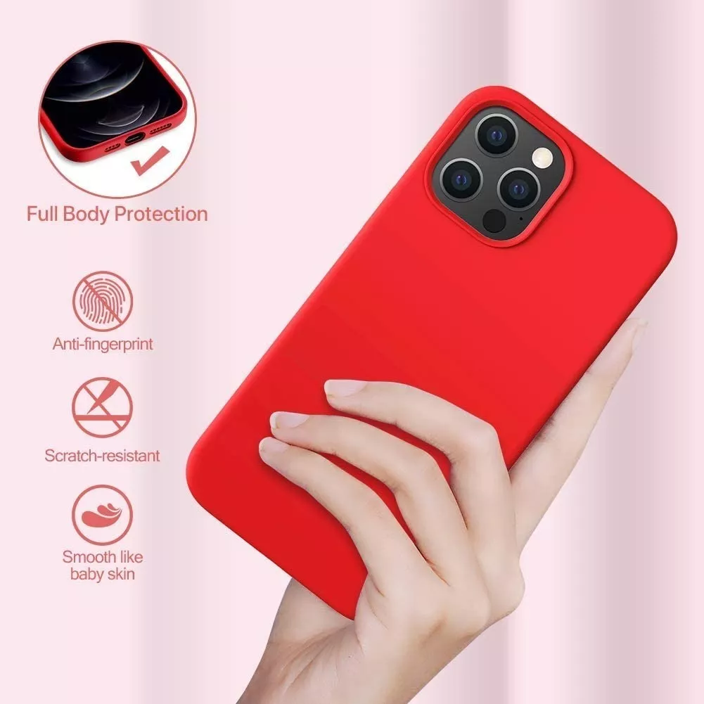 CARCASA PARA IPHONE 12 O IPHONE 12 PRO SILICON + HIDROGEL - 4