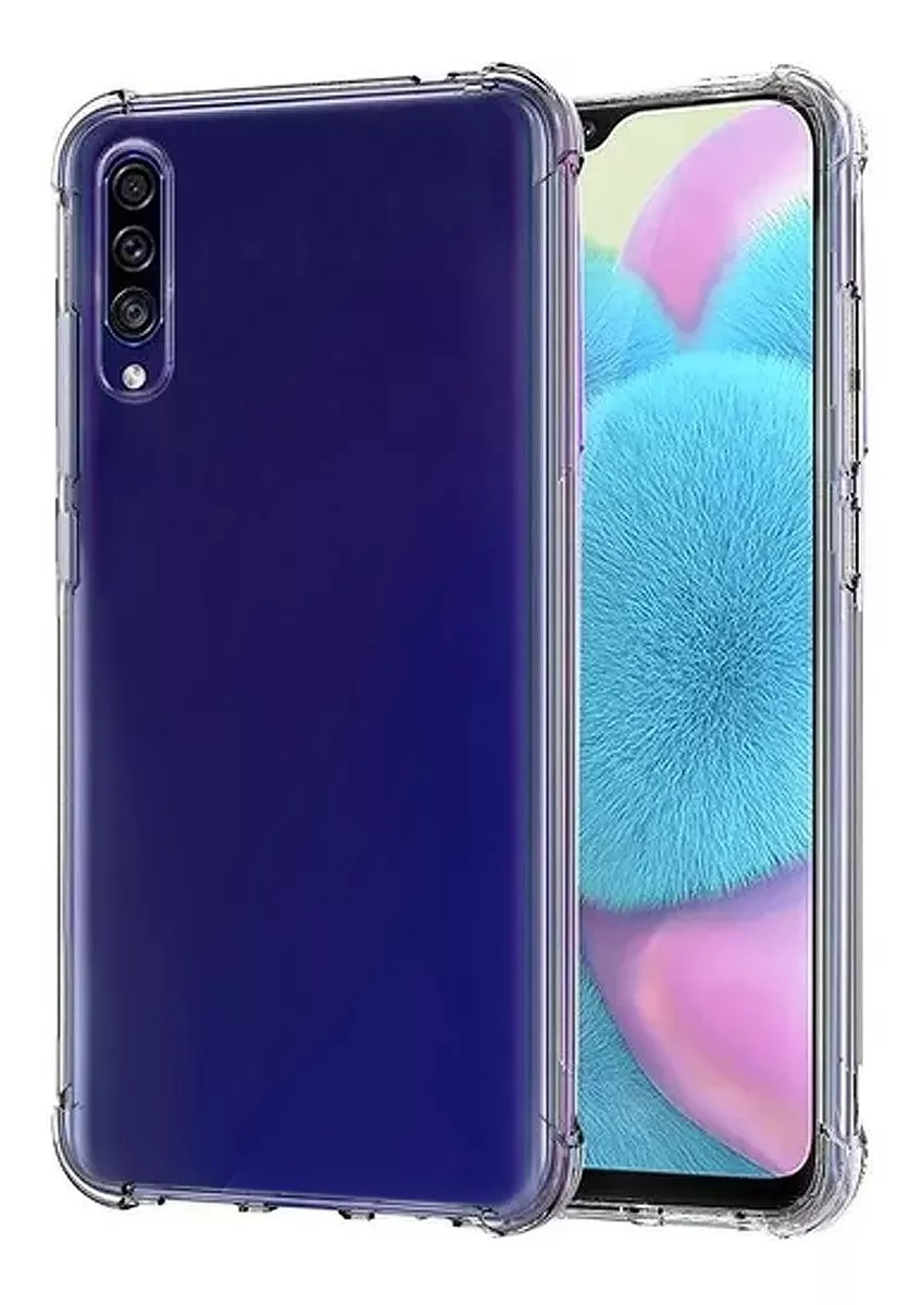 CARCASA PARA SAMSUNG GALAXY A30S TRANSPARENTE - 1