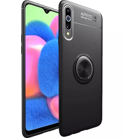 CARCASA SILICON CON ANILLO PARA HUAWEI P30 CONTRA GOLPES - 2