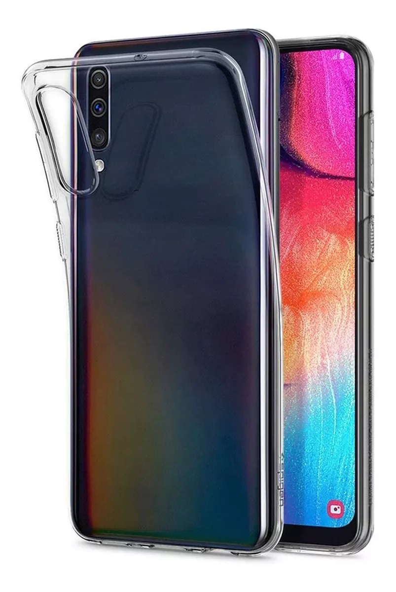 CARCASA PARA SAMSUNG A30S TRANSPARENTE + HIDROGEL - 3