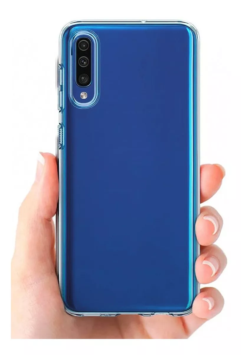 CARCASA PARA SAMSUNG A30S TRANSPARENTE + HIDROGEL - 5