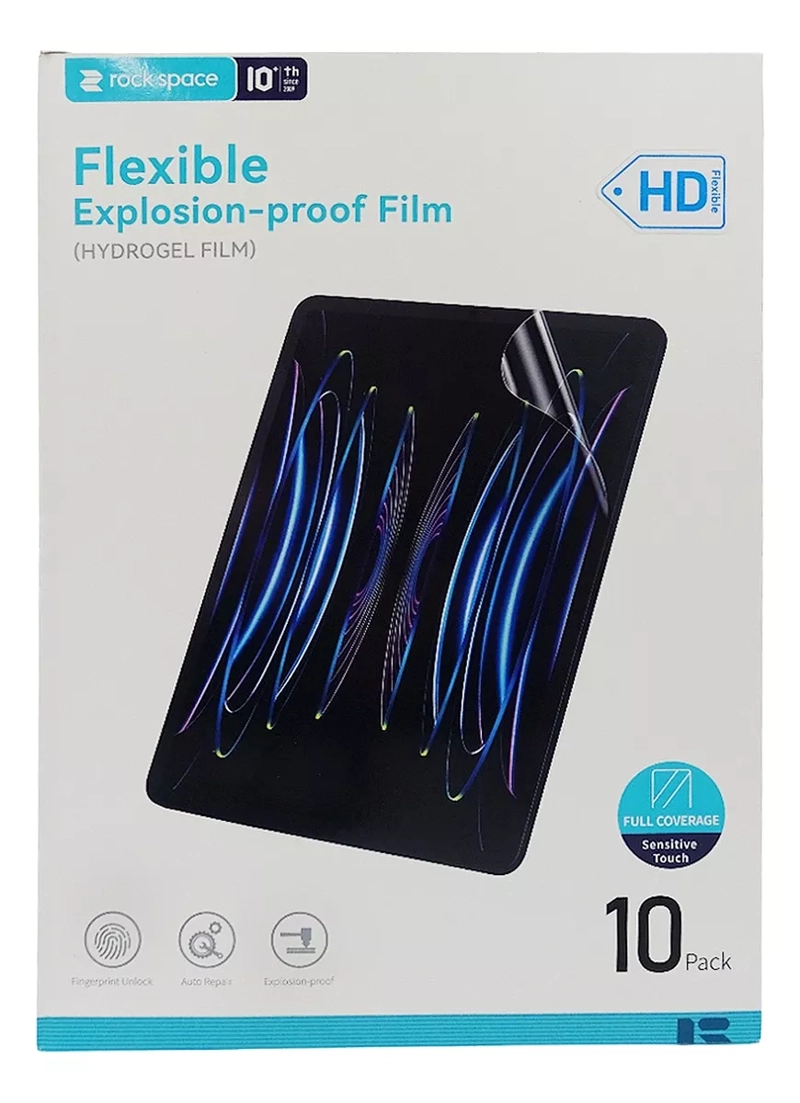ROCK SPACE PACK DE 10 LAMINAS HIDROGEL PARA TABLET TALLA L - ROCK SPACE