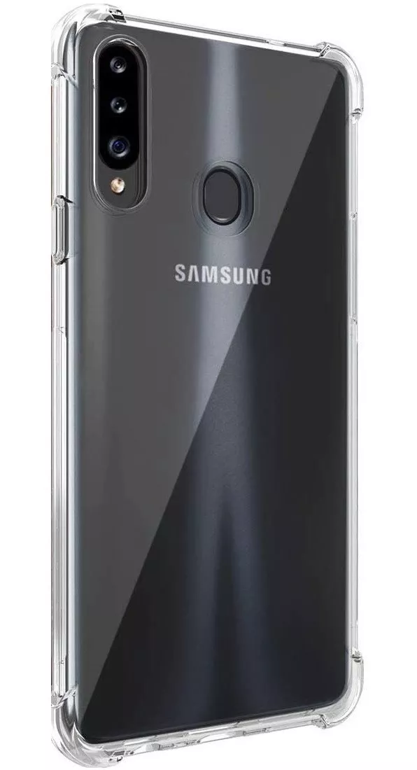 GENÉRICO CARCASA PARA SAMSUNG GALAXY A20S TRANSPARENTE MARCA COFOLK