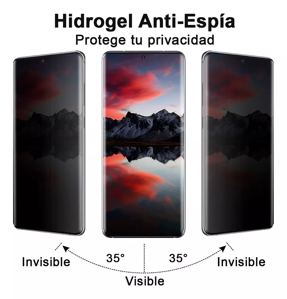 LAMINA ANTIESPIA PRIVACIDAD PARA XIAOMI MIX FLIP ROCK SPACE - 3