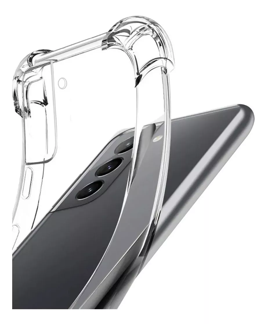 CARCASA PARA SAMSUNG GALAXY S21 TRANSPARENTE MARCA COFOLK - 5