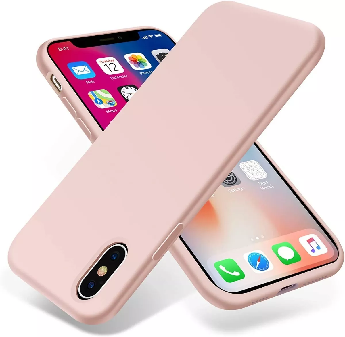GENÉRICO CARCASA PARA IPHONE XS MAX SILICON MARCA COFOLK + HIDROGEL