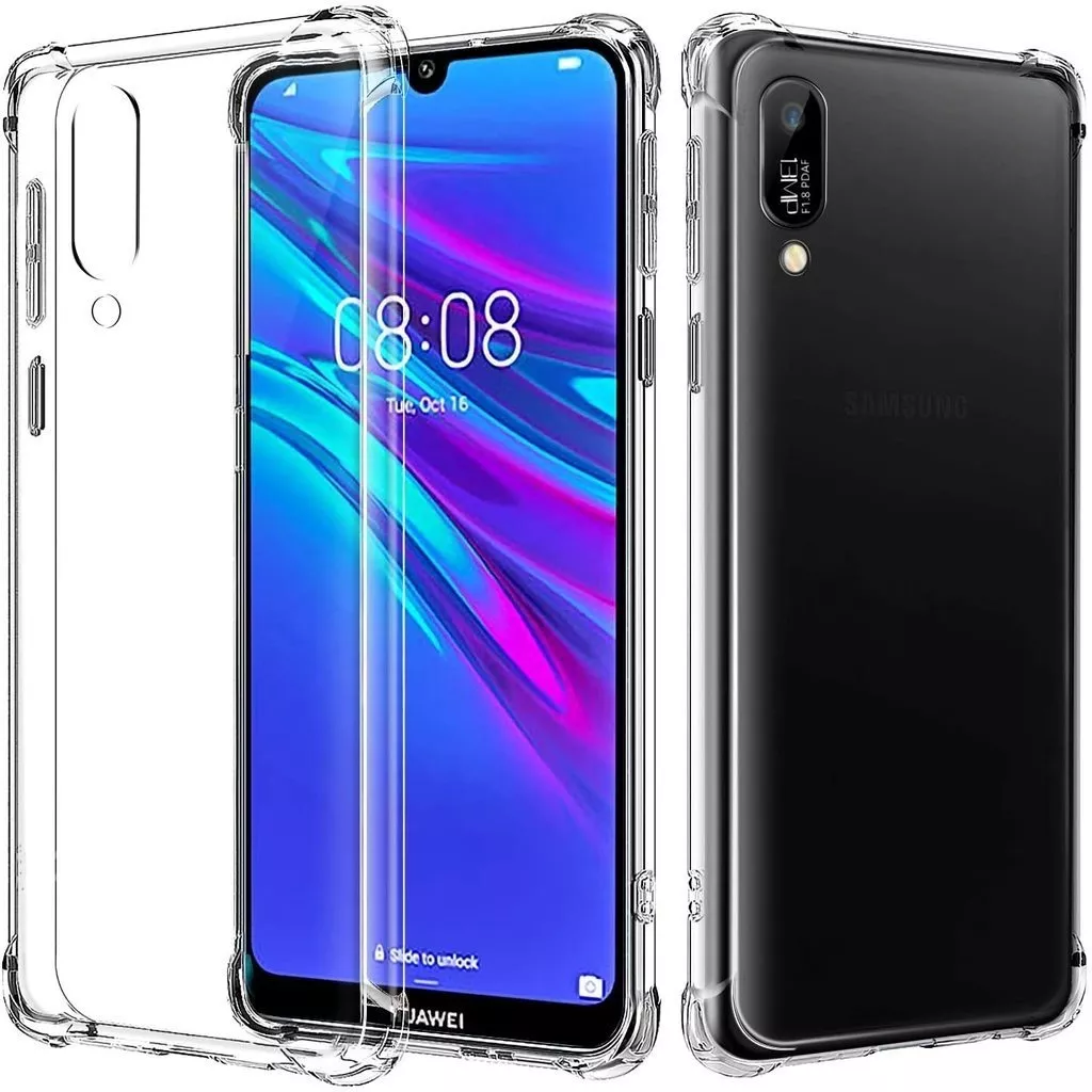 CARCASA PARA HUAWEI Y6 2019 TRANSPARENTE COFOLK + HIDROGEL - 3