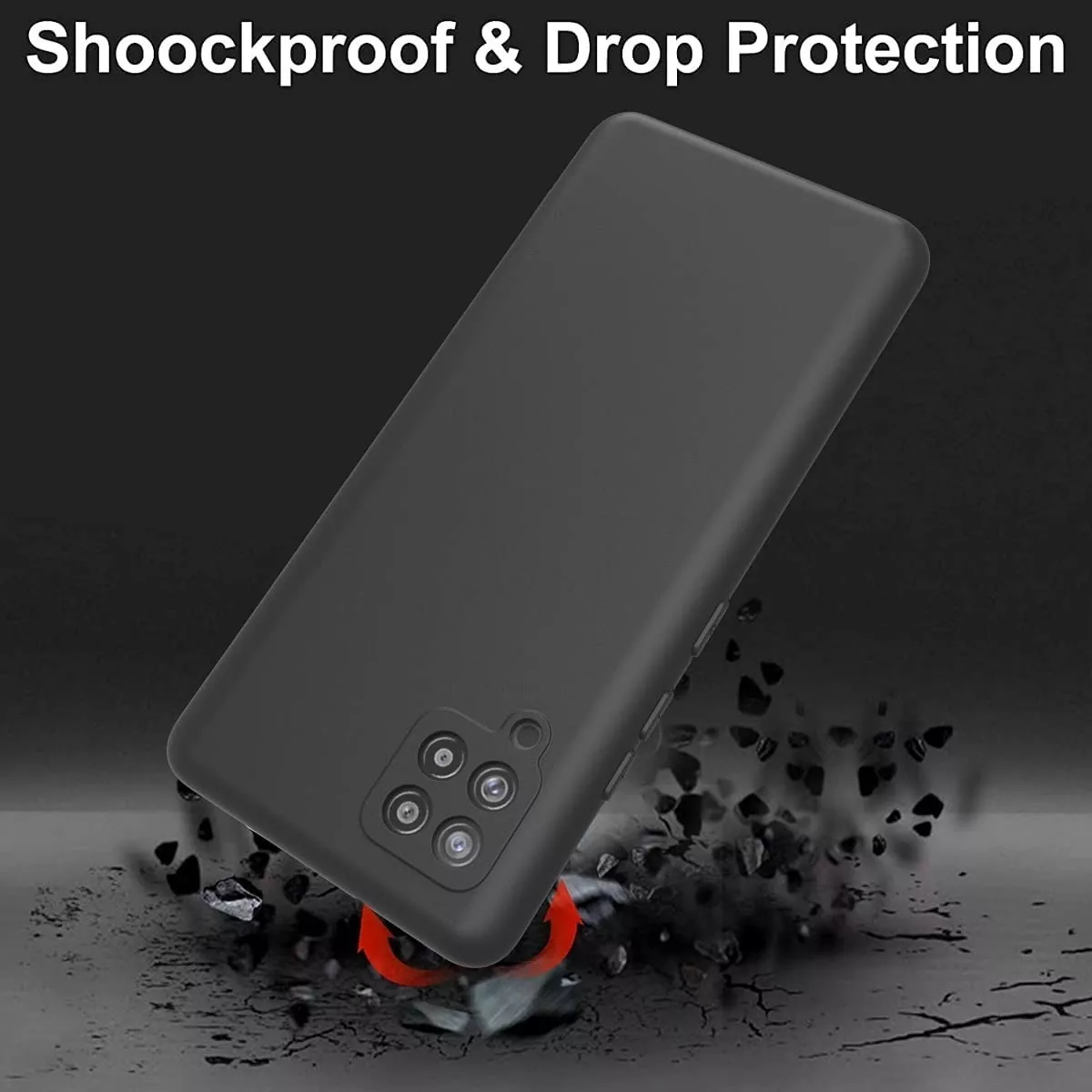 CARCASA PARA SAMSUNG A42 5G SILICON PROTECTOR DE CAMARA - 2
