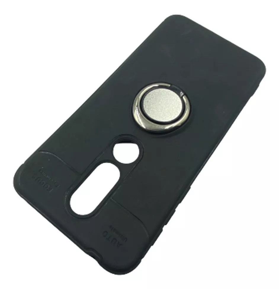 CARCASA SILICON RING HOLDER PARA NOKIA 7.1 - 3