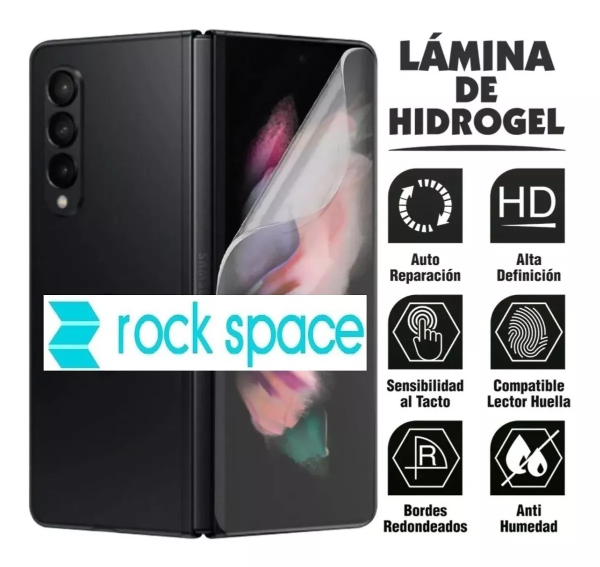 PACK 2 LAMINAS DE HIDROGEL PARA SAMSUNG GALAXY Z FOLD 4 5G - 4