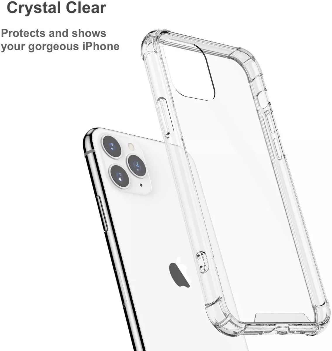 CARCASA PARA IPHONE 11PRO MAX TRANSPARENTE COFOLK + MICA - 4