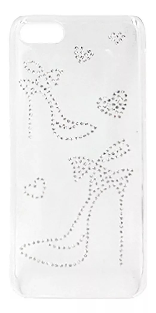 CARCASA PARA IPHONE 5C TRANSPARENTE - TACONES + HIDROGEL - 2