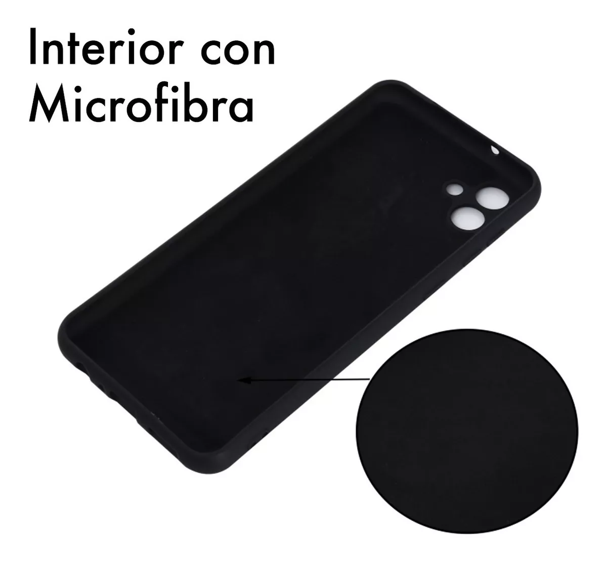 CARCASA PARA SAMSUNG GALAXY A04 SILICON PROTECTOR CÁMARA - 3
