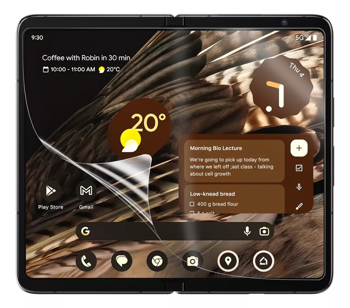 PACK 2 LAMINAS DE HIDROGEL PARA GOOGLE PIXEL FOLD ROCK SPACE - 3