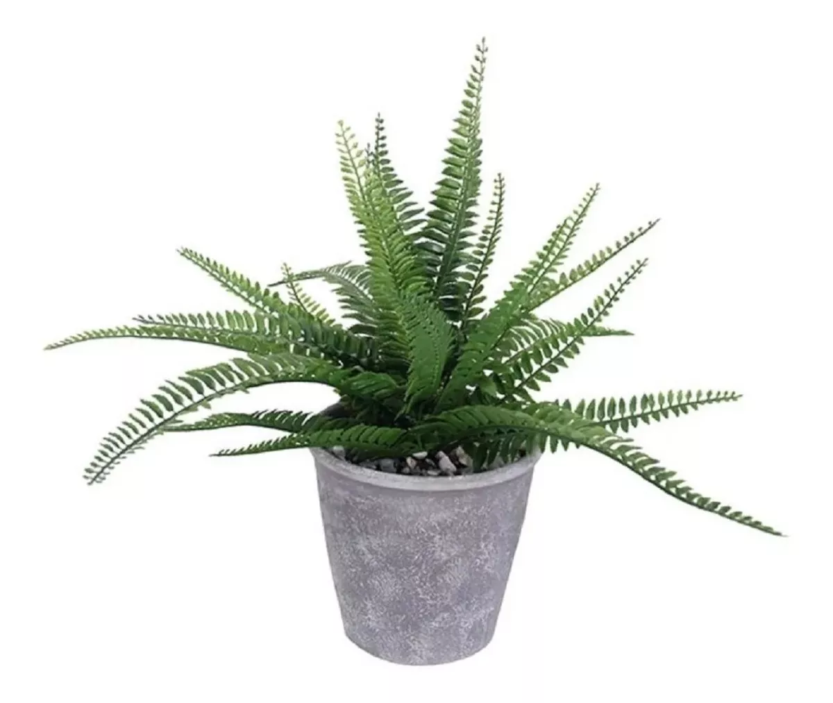 HELECHO CON MACETA PLANTA ARTIFICIAL DECORATIVA - 1