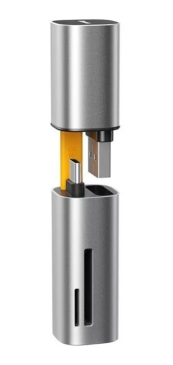 MINI LECTOR DE TARJETAS DE MEMORIA USB O USB C MARCA BASEUS - 2