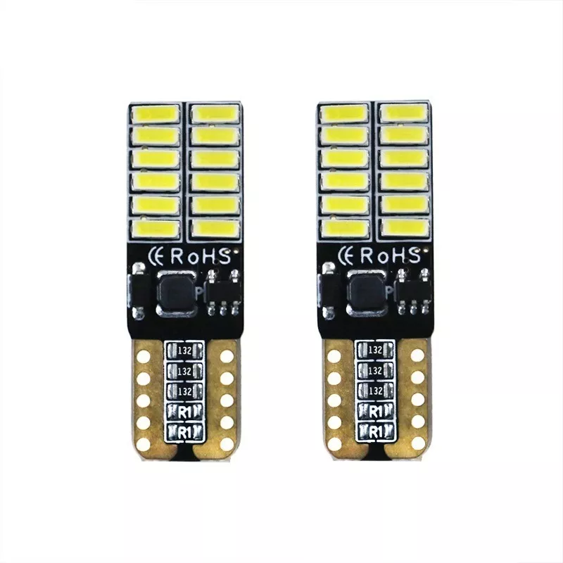 AMPOLLETAS LED T10 CANBUS SIN ERROR 3014 - PAR 24 LED 2,5W - 1