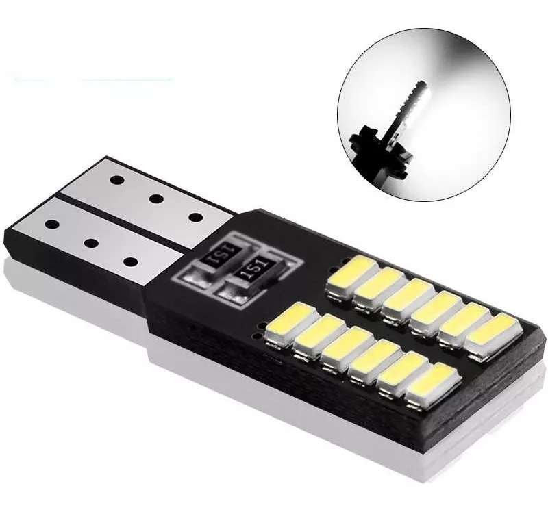 AMPOLLETAS LED T10 CANBUS SIN ERROR 3014 - PAR 24 LED 2,5W - 2