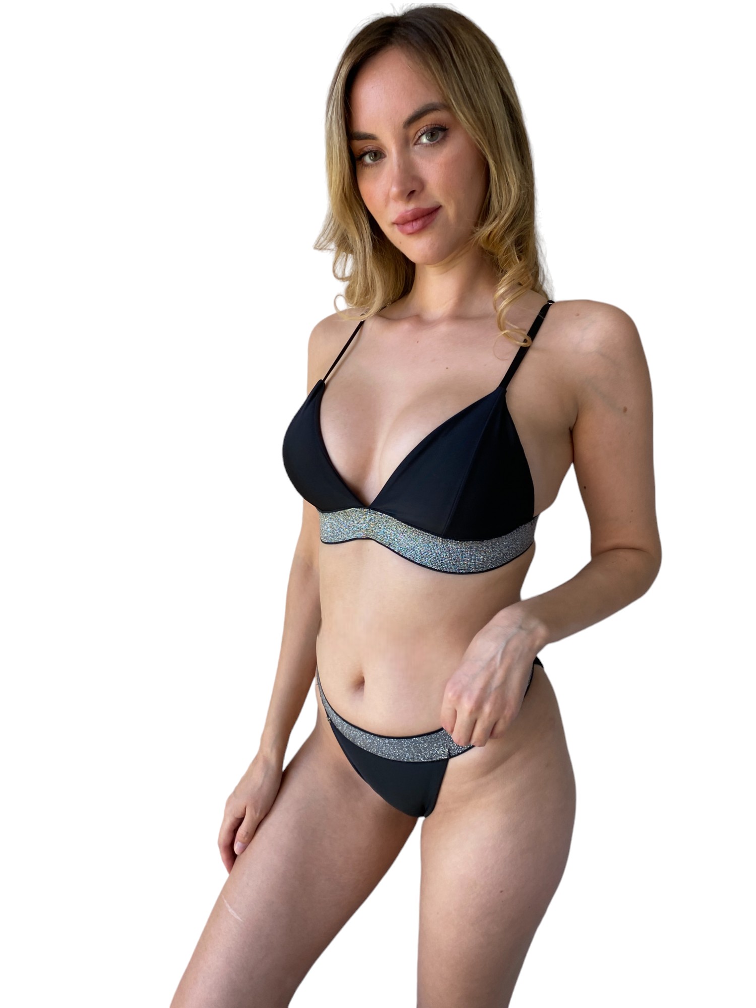 BIKINI LICRA MUJER DEEP GLOW NEGRO DAKIRA - 4