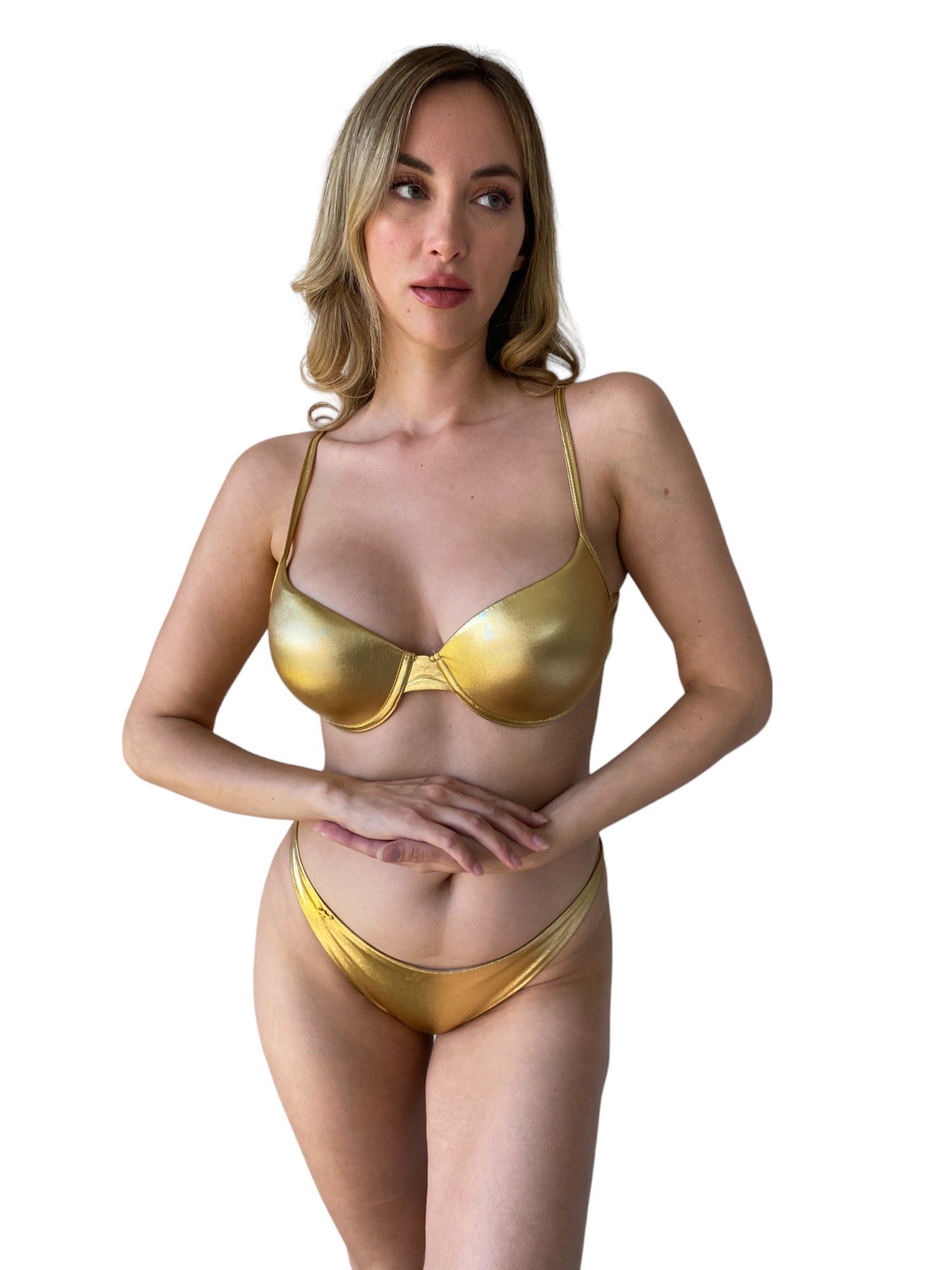 BIKINI MUJER DEEP GLOW DORADO KEIRA - 1