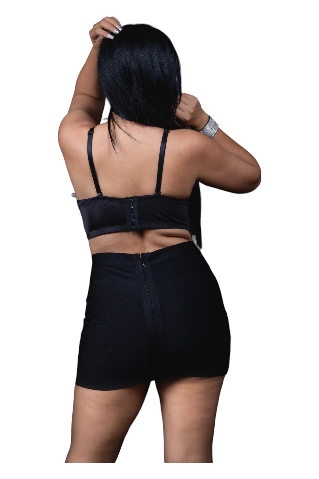 BUSTIER TOP PLATEADO YOKO - 4