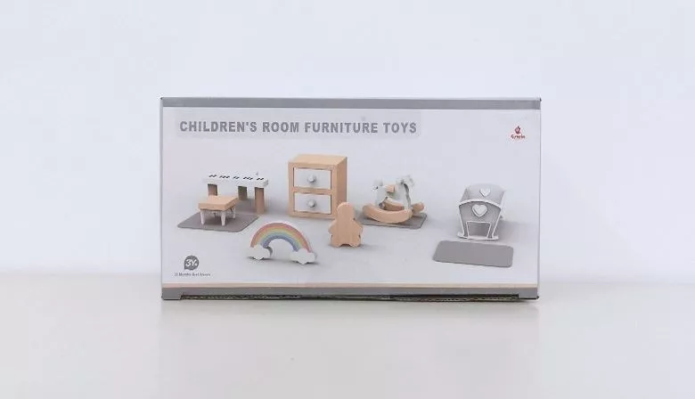 MUEBLES EN MINIATURA MULTICOLOR PARA CASA DE MUÑECAS CHILDREN 12 UNIDAD - 4