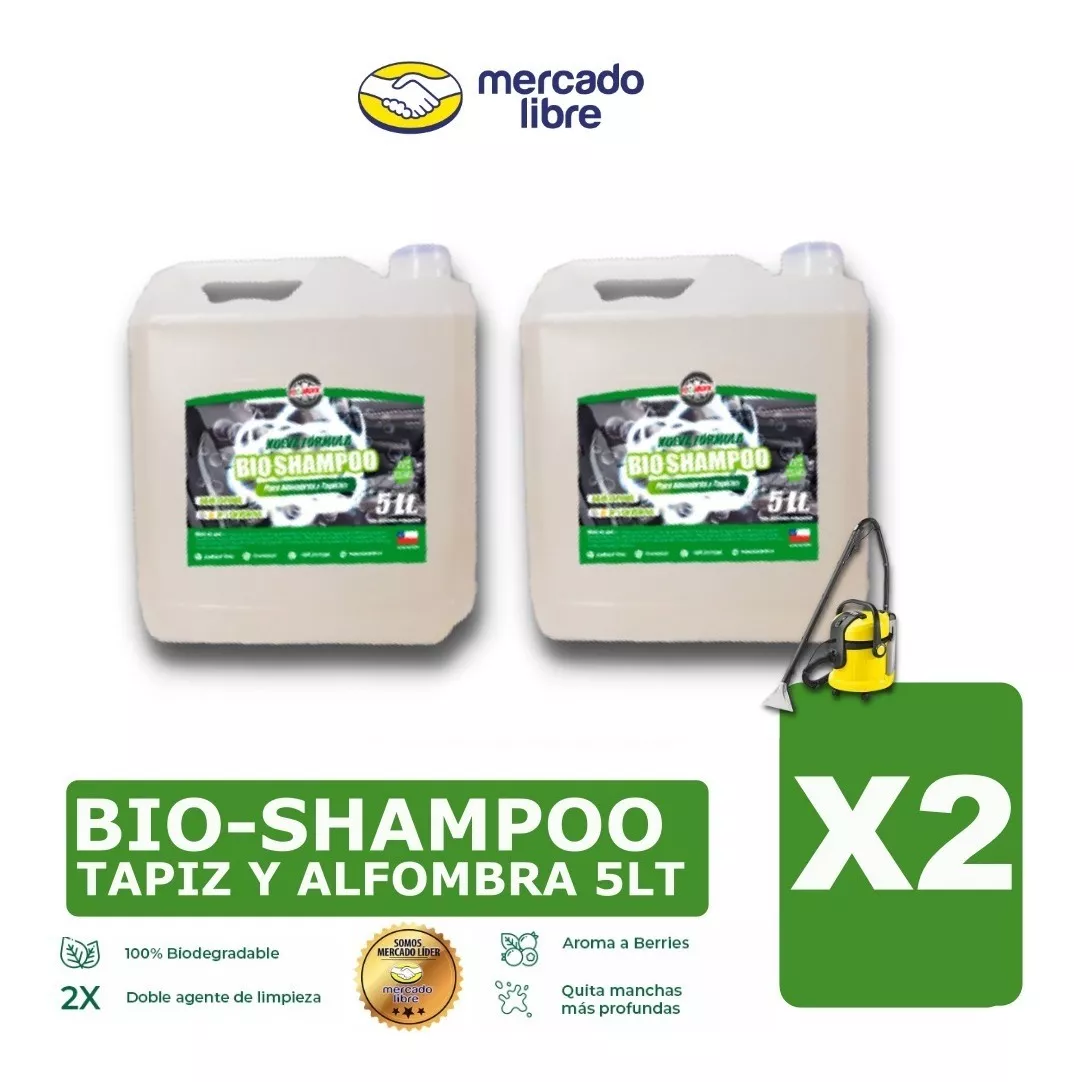BIDÓN SHAMPOO DE TAPIZ Y ALFOMBRA X2 - ECORACER GRATIS - 2