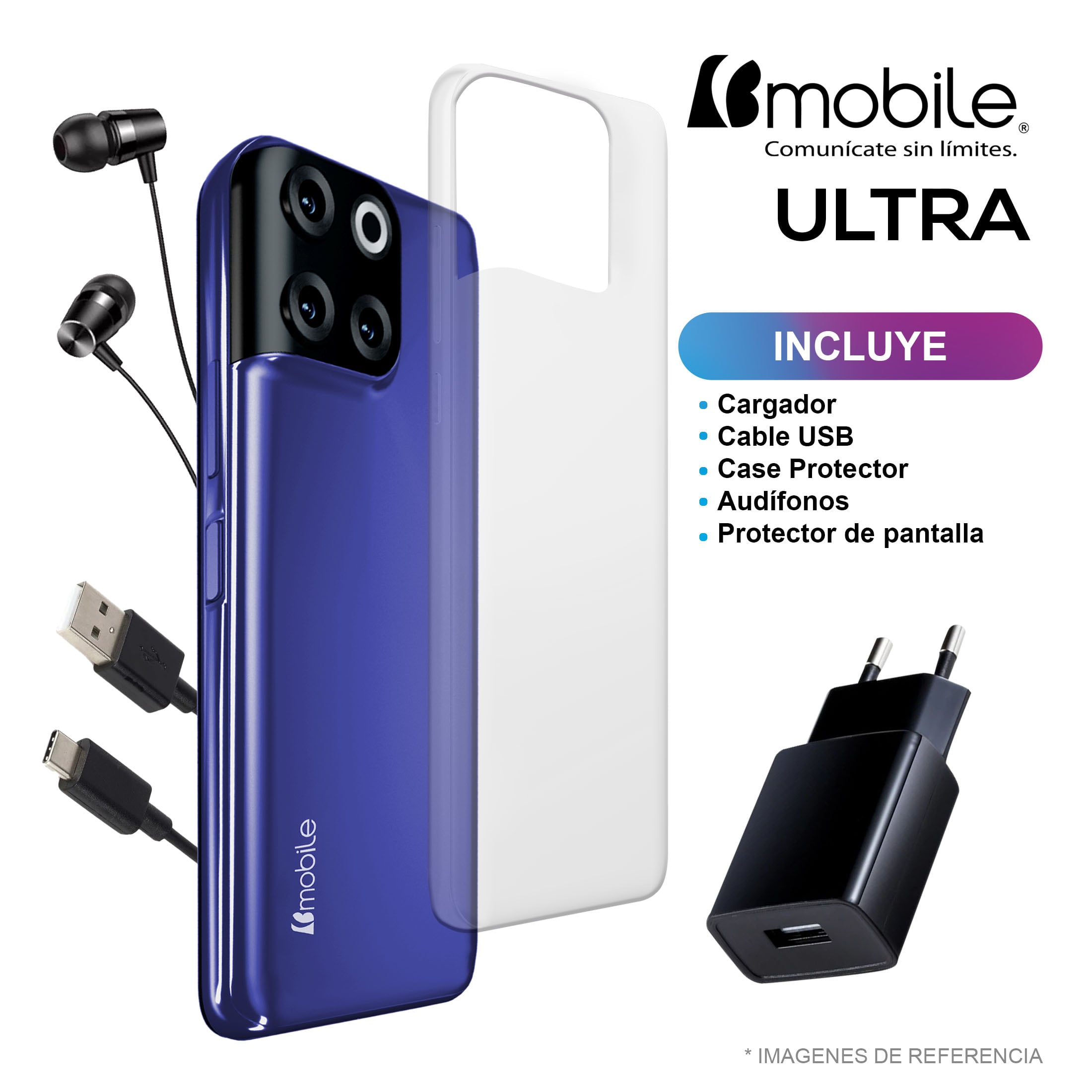 SMARTPHONE BMOBILE ULTRA 4G . 128GB 4+3 RAM - 1