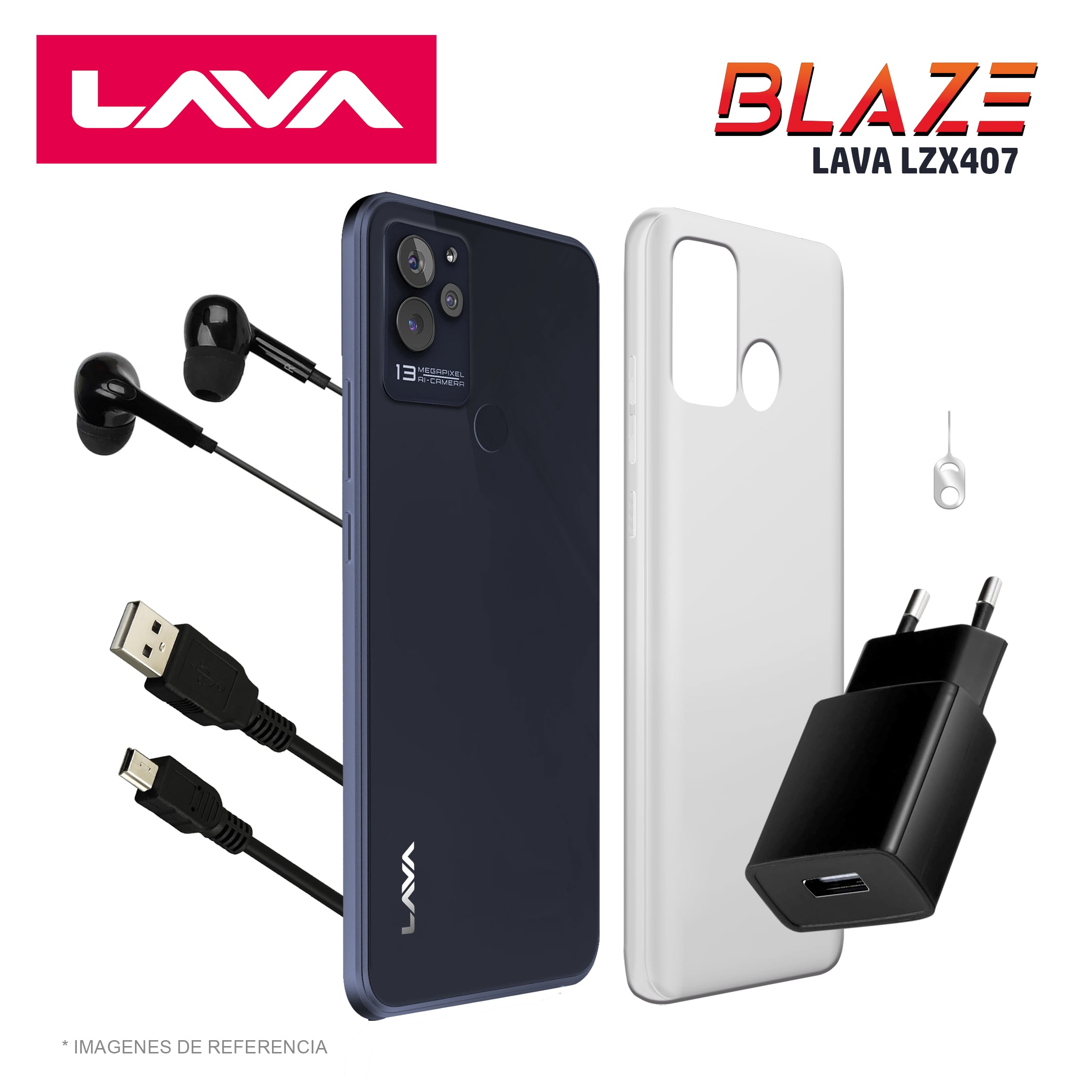 SMARTPHONE BMOBILE LAVA BLAZE 4G  64GB / 4GB RAM  Negro - 2