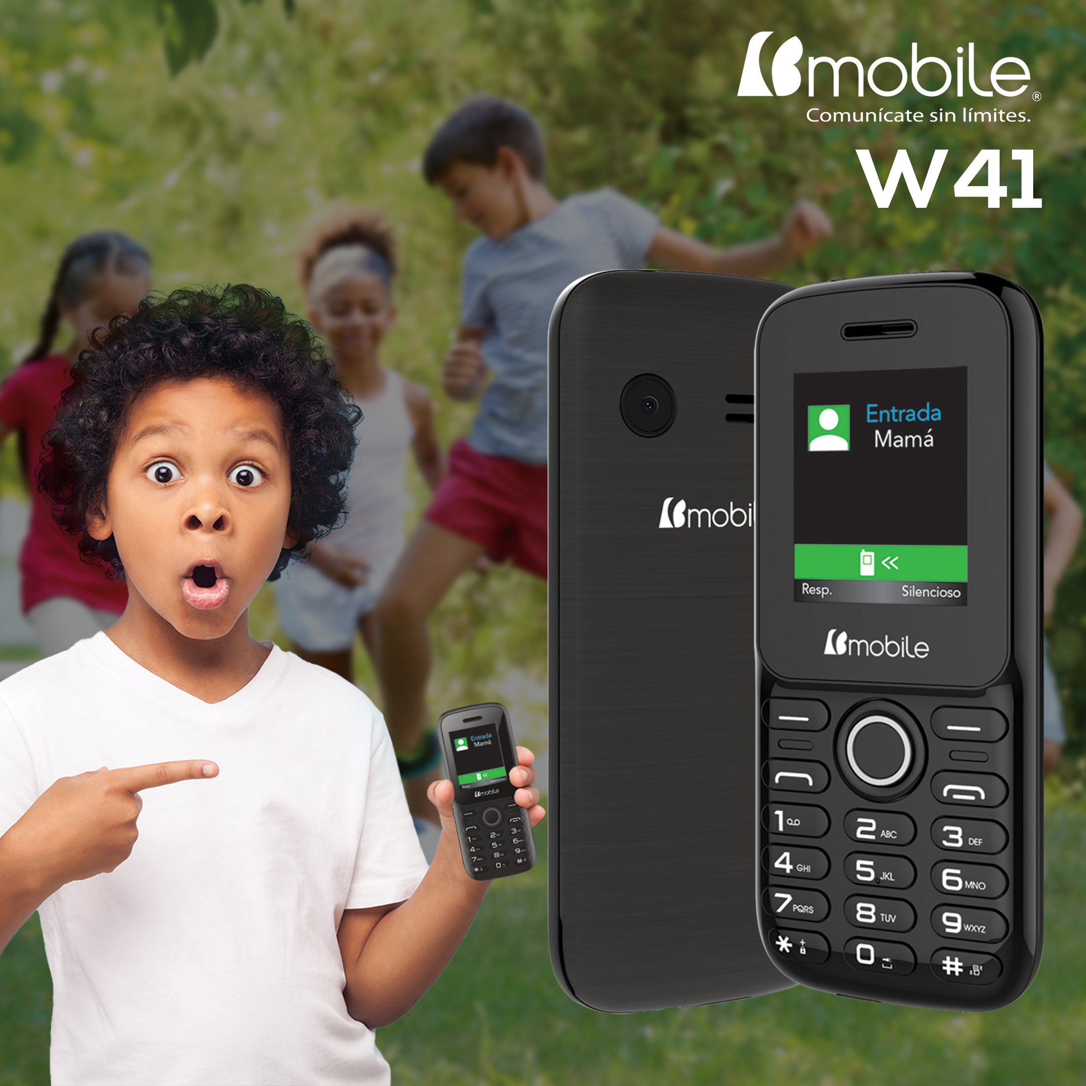 CELULAR BMOBILE W41 BARRITA 4G - 2