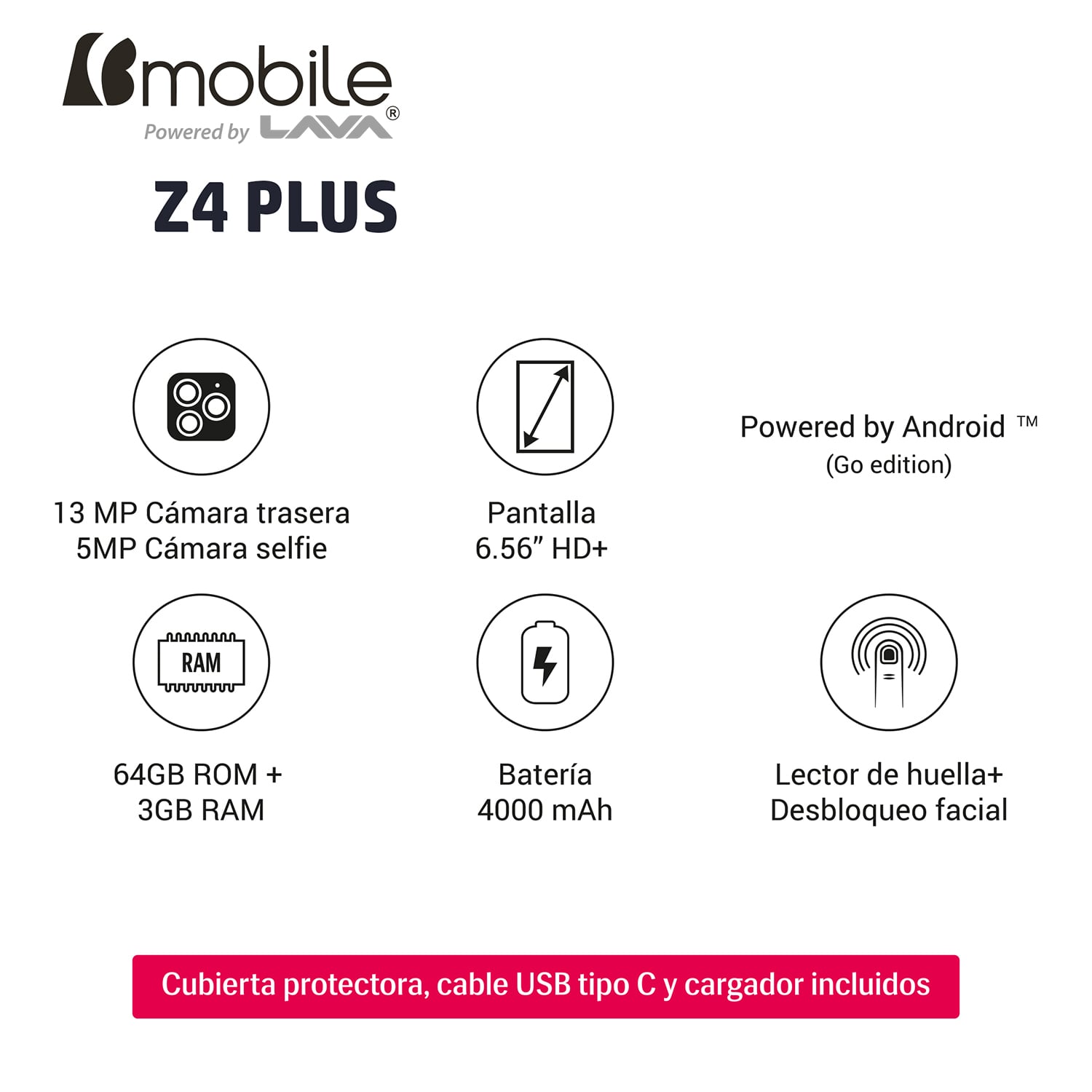 BMOBILE LAVA Z4 PLUS 4G - 4