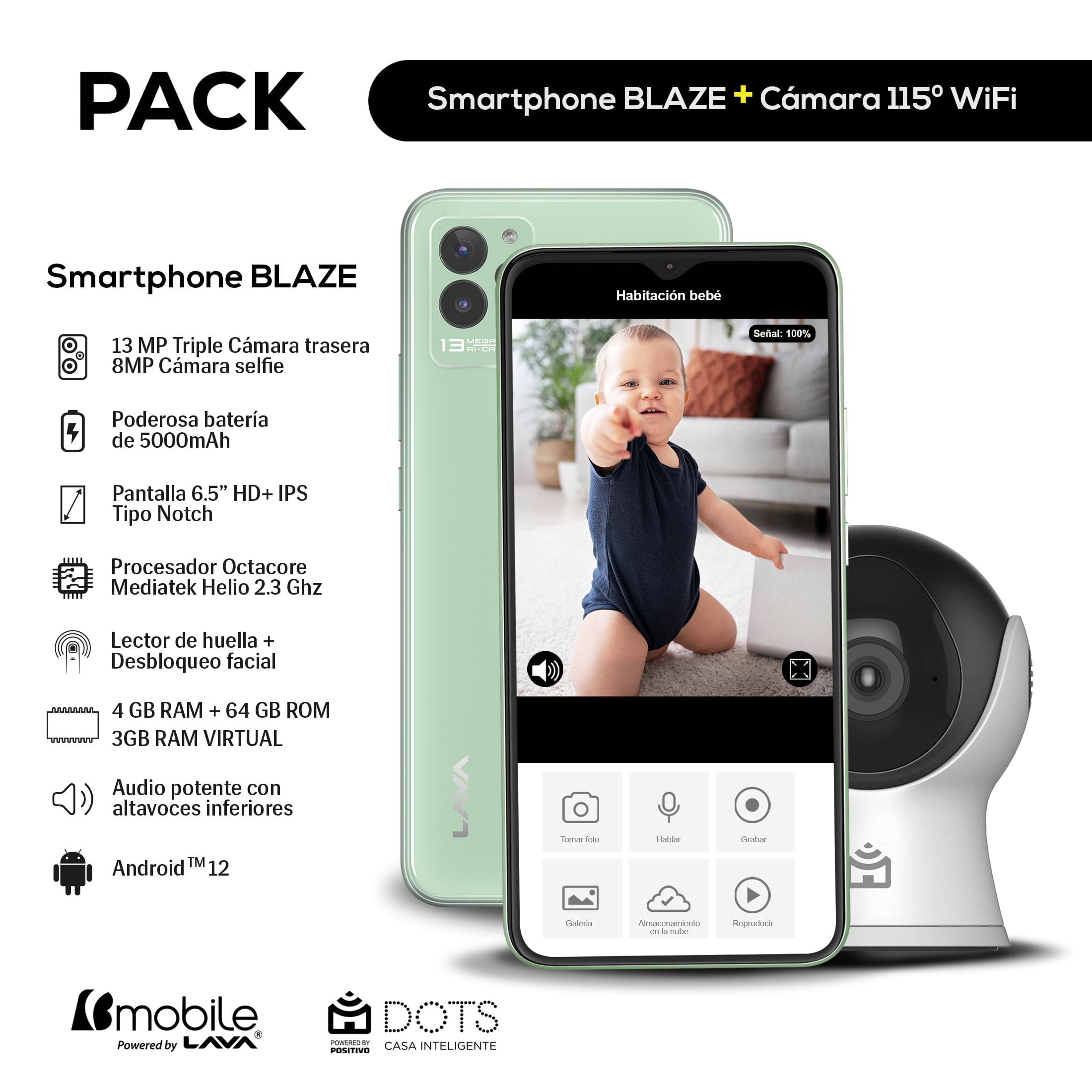 BMOBILE LAVA BLAZE - DOTS (PACK) - 3