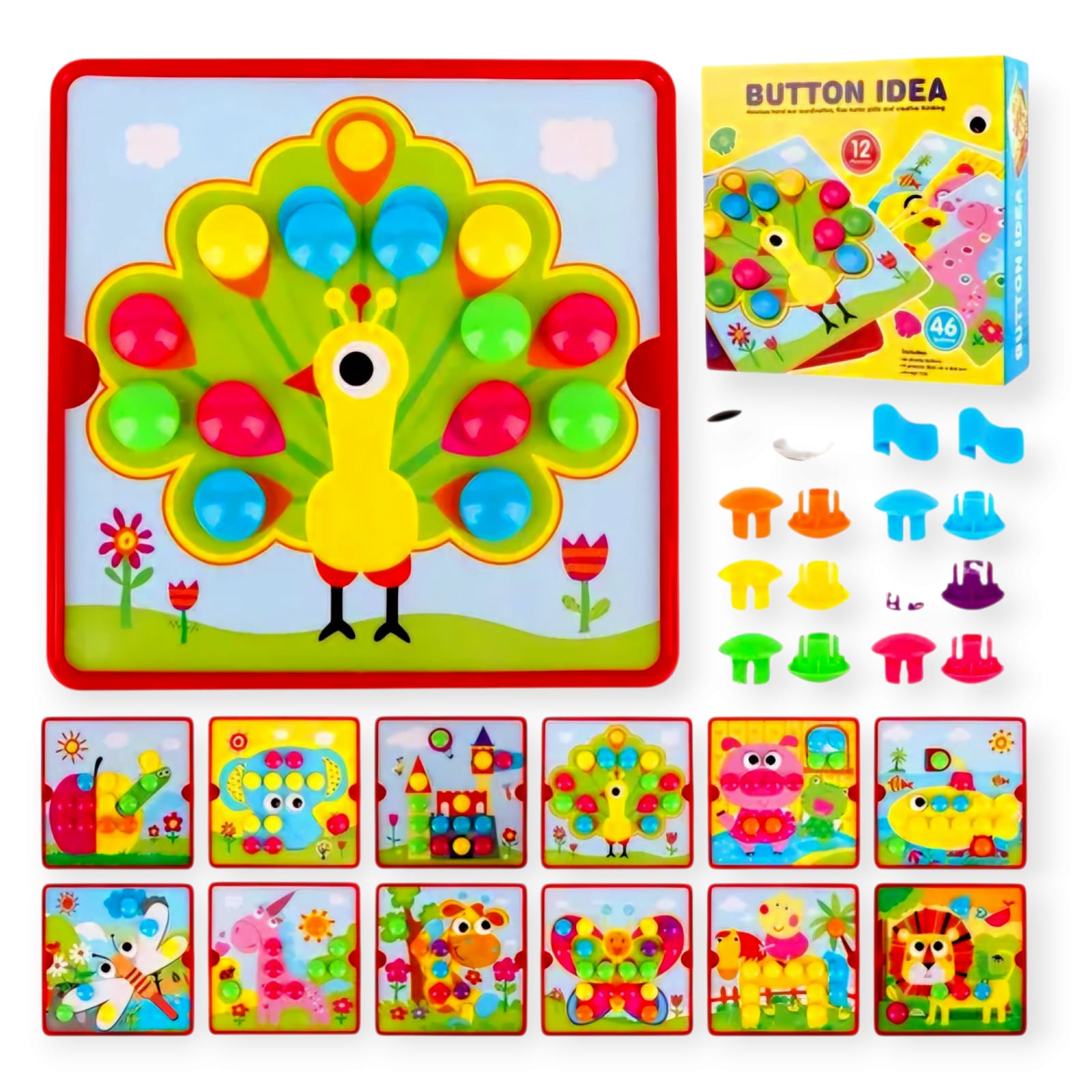 JUEGO DE BOTONES CON IMAGENES DIDACTICO - 1