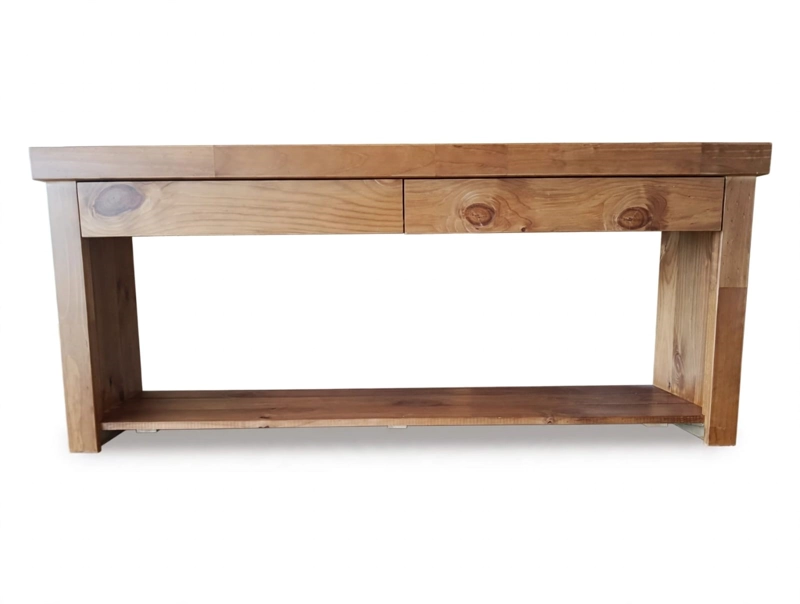 RACK TV MADERA RUSTIC. COLOR MIEL - 3