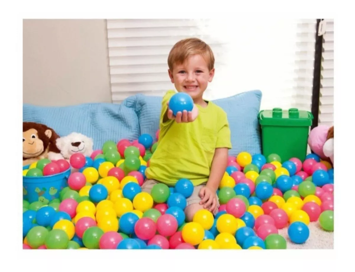 PACK DE 200 UNIDADES MALETAS DE PELOTAS PLASTICAS - 2
