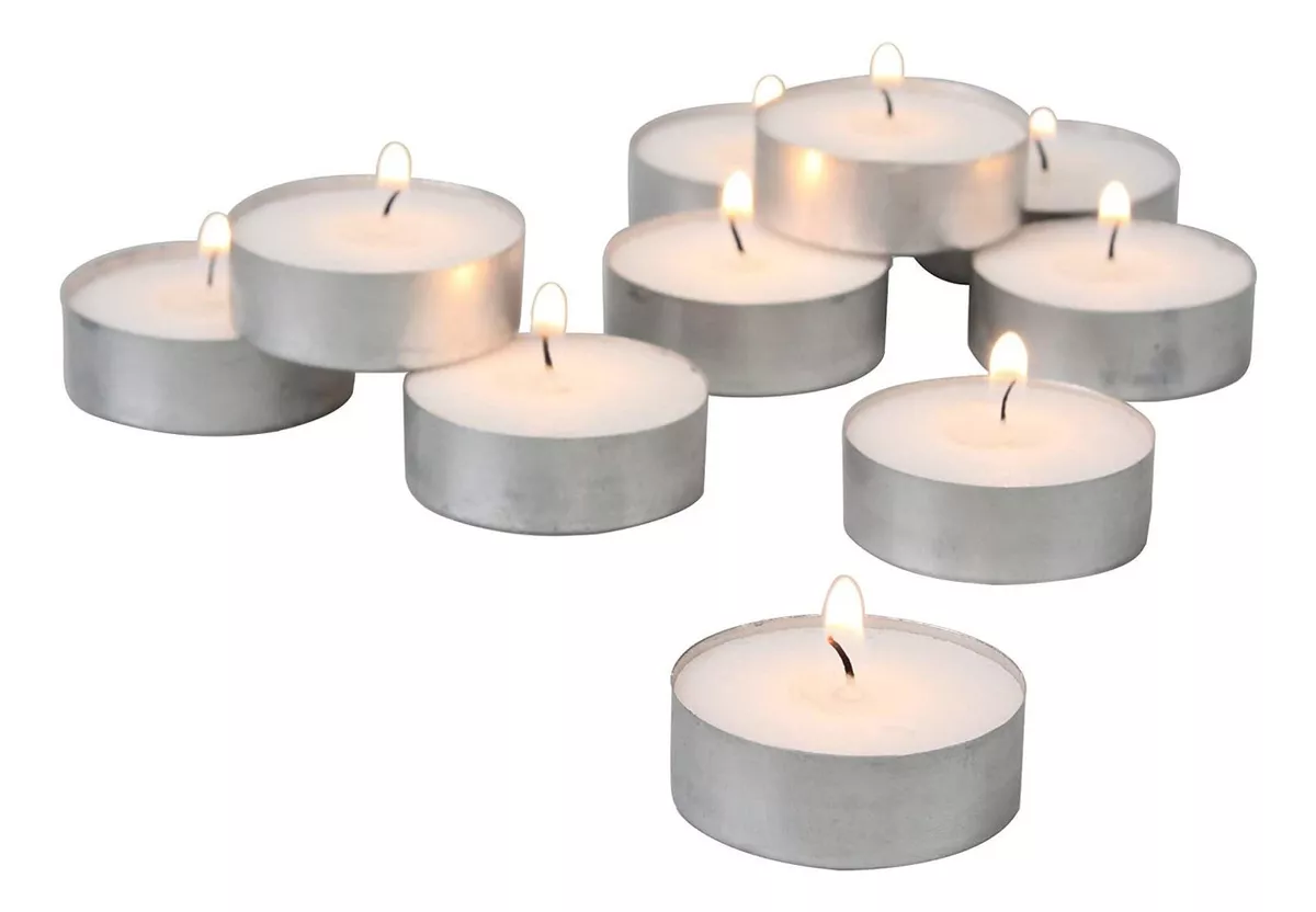 PACK 50 VELAS TEA LIGHT ESOTERISMO DECORACIÓN LIMPIEZA LUZ - 1