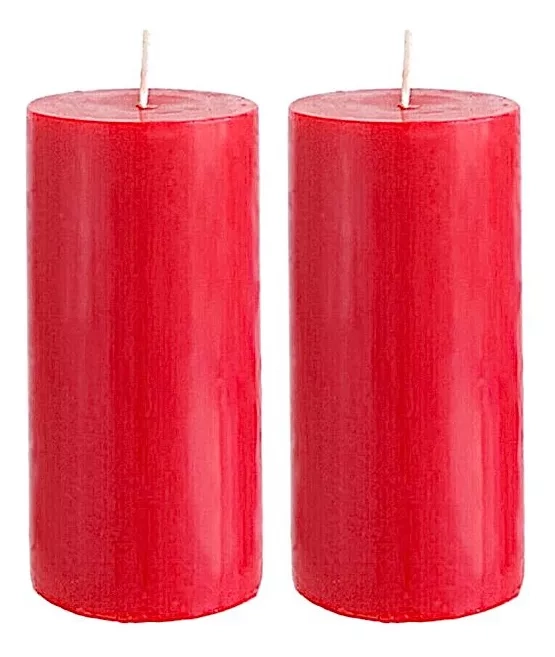 PACK VELAS ROJAS 10 x 5 cm- AROMÁTICAS - AMOR Y PASIÓN - 1