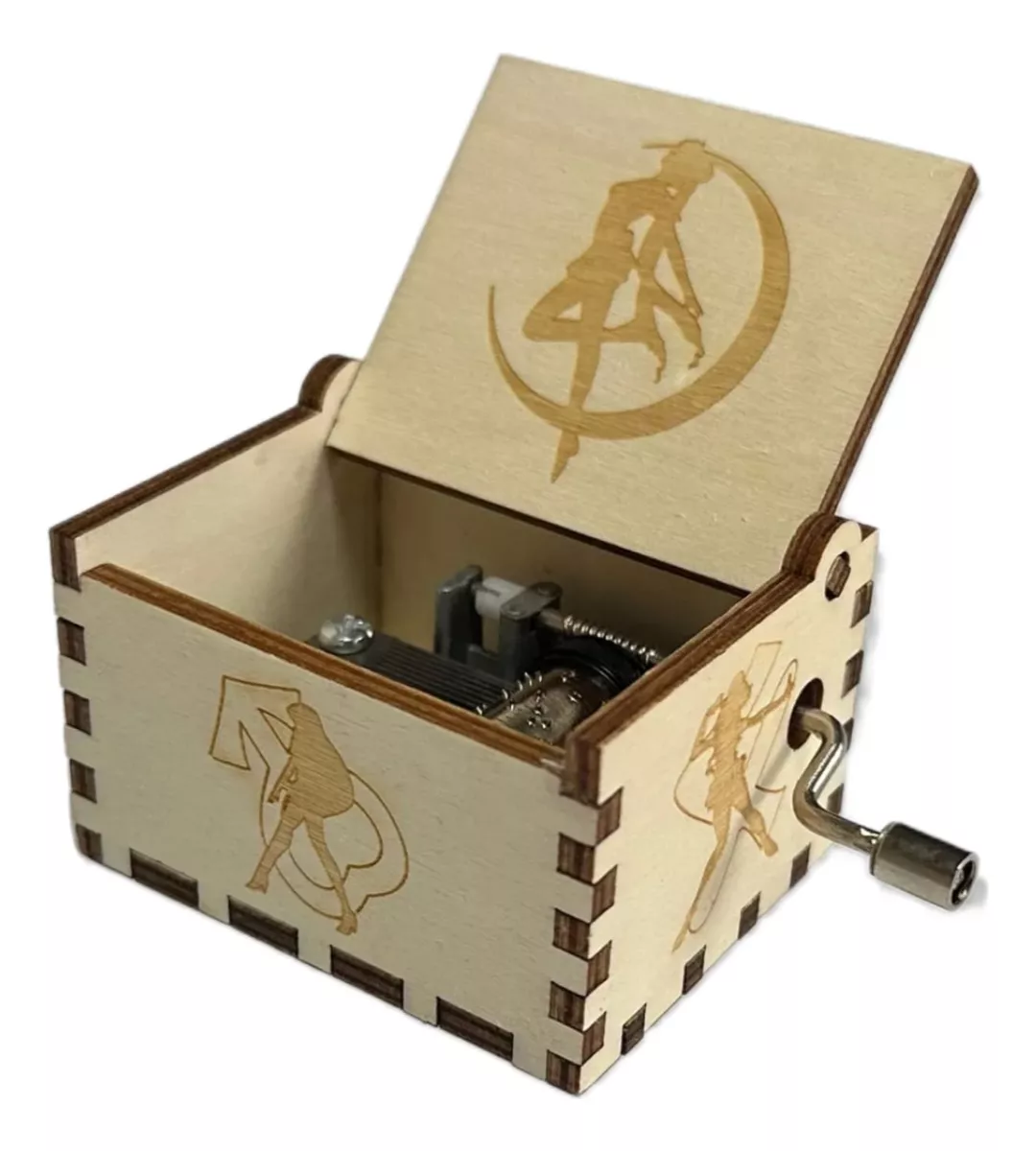 CAJA MUSICAL MADERA SAILOR MOON CAFÉ - 1